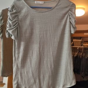 Ruffle sleeve blouse